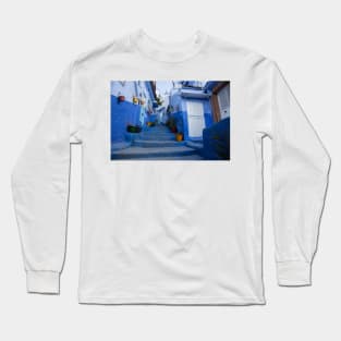 Blue stairs Long Sleeve T-Shirt